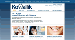 Desktop Screenshot of praxis-kowallik.de