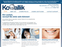 Tablet Screenshot of praxis-kowallik.de